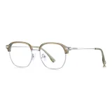 Прозрачный чай | Серебряный-C17 с 0 степенью защиты от синего света, без рисунка, очки