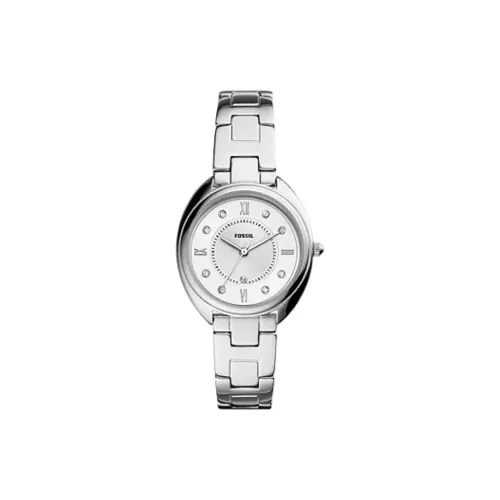 FOSSIL GABBY Collection Кварцевые Женские Часы Наручной Ремешок из Нержавеющей Стали 34 мм Серебристый Циферблат
