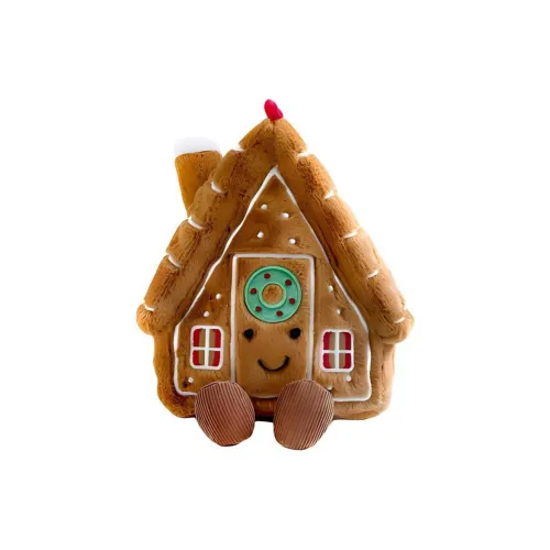JELLYCAT Christmas Series Веселье Gingerbread House Куклы Плюшевая кукла 22 см Высота в сидячем положении