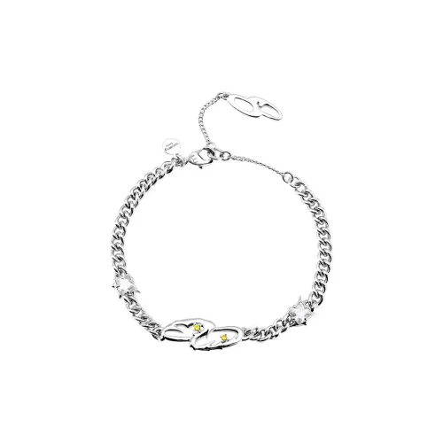 WEALTHYBOO Браслеты из меди с родиевым покрытием женские