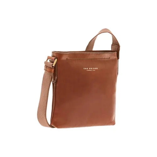 THE BRIDGE Сумка через плечо из коровьей кожи плечевая сумка средний размер мужская коричневая