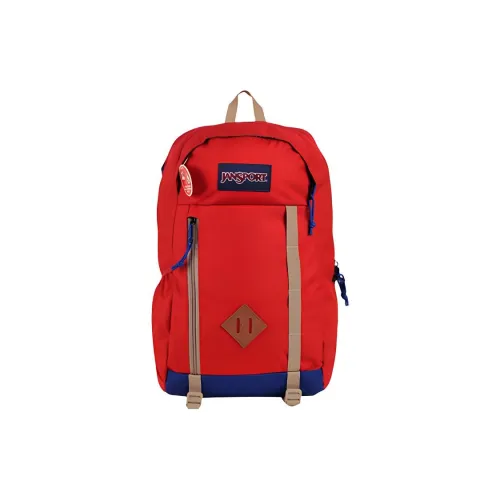JanSport Полиэстер Рюкзак Средний Унисекс Арбузно-Красный