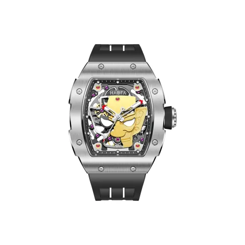 HaofaTourbillon 1969A Автоматический механический механизм Часы Мужские Часы Черепный циферблат