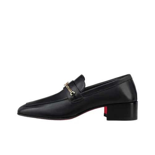 CL MJ Moc Лоферы 4CM Мужской Черный