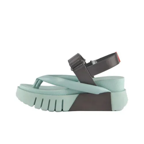 UNITED NUDE DELTA Tong one Ремень Сандалии 6,5 см Женские Светло-зеленый