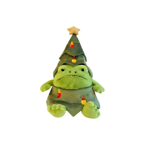 JELLYCAT Christmas series Дерево Дождь Лягушка Куклы Плюшевая кукла 26 см Высота в сидячем положении