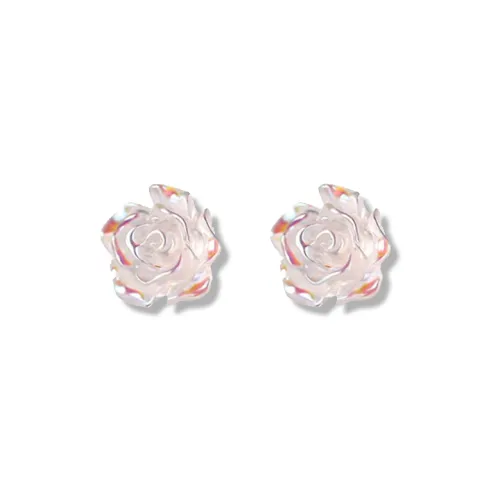 RboySe Серьги-гвоздики из стерлингового серебра 925 пробы для женщин