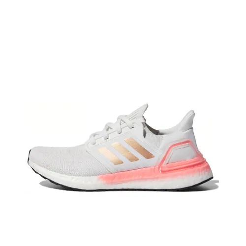 Adidas ULT Амортизаторы Slip-resistant Abrasion-resistant Низкий топ Беговые кроссовки Женские Медный Никель Пудра