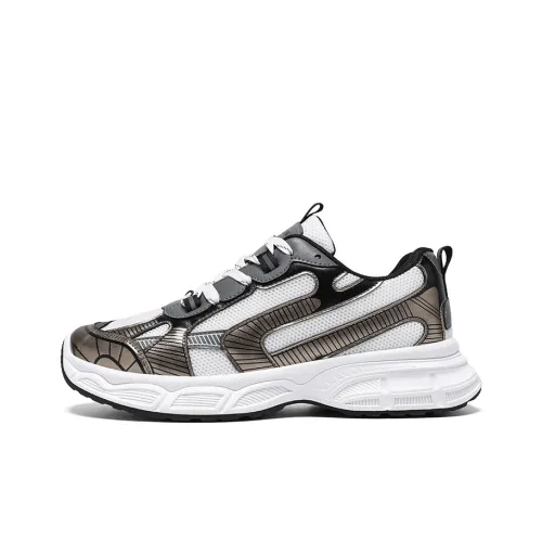 Locke Slip-resistant и дышащие низкие топовые кроссовки с толстой подошвой унисекс
