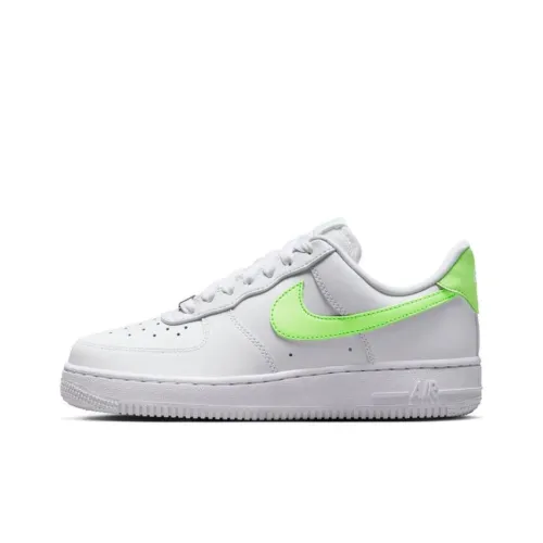 Nike Air FORCE 1 Slip-on Устойчивый к истиранию Низкий Топ Скейтбординг Кроссовки Унисекс Белый Зеленый