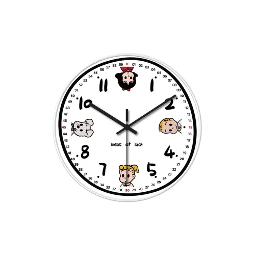 WEESHI Кварцевый механизм мультяшный креативный дизайн тихий механизм минималистский стиль циферблат часов унисекс