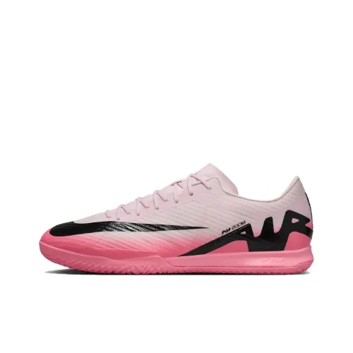 Nike Air Zoom Vapor 15 HG Твердый Ground Футбольные бутсы Мужские Розовый Черный