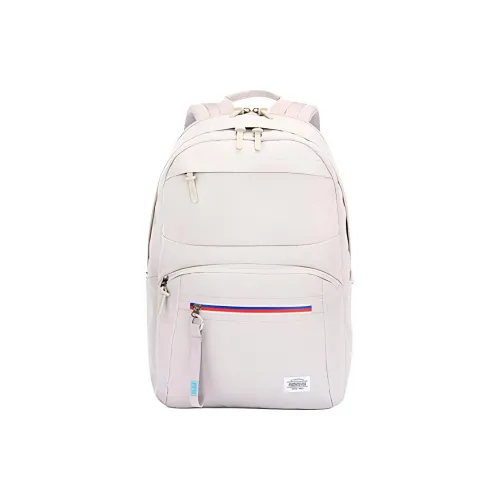 AMERICAN TOURISTER Ткань Рюкзак Средний Унисекс Серебристо-серый Имбирно-желтый Черный