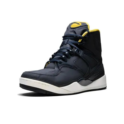 Reebok UNDFTD Износостойкий и Легкий Высокий Топ Скейтборд Кроссовки Мужские Черные