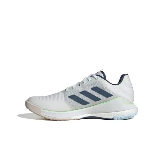 Adidas Crazyflight Slip-Resistant Низкие Кроссовки для Тренировок Унисекс Белый Синий Красный
