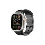 Чёрный ремешок, чёрная шпилька.