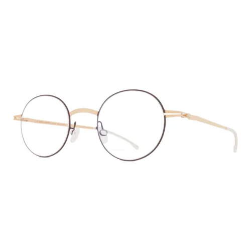 MYKITA Ацетат Круглые Оправы для Очков Мужские Золотые
