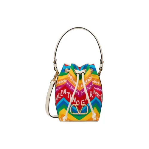 Valentino Garavani Canvas Bag Bucket Bag Handbag Crossbody Bag Shoulder Bag Mini Women's Multicolor