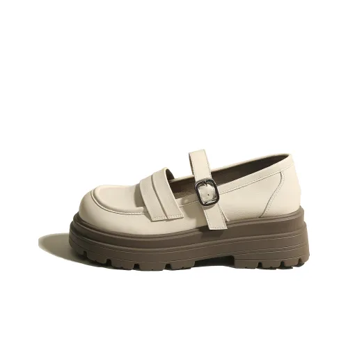 CHENTER KATER Mary Jane Shoes Женские Бежевые