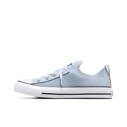 Converse Chuck Taylor All Star Low Top Синие Белые Женские Кеды