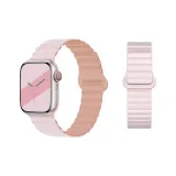 Силиконовый ремешок - розовый & розово-серый