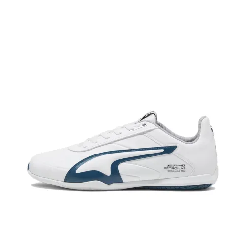 PUMA Mercedes AMG Petronas Motorsport TUNE Кошка Низкий Топ Тренировочные Кроссовки Мужские Белые