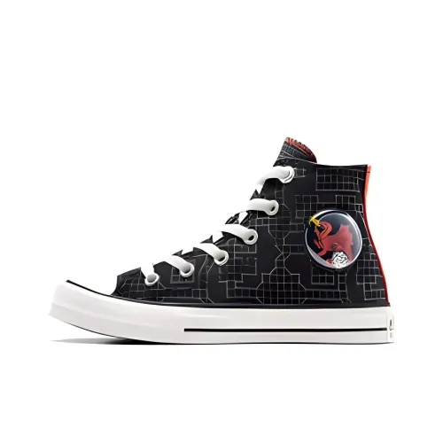 Converse Chuck Taylor All Star Кеды Высокие Черные Белые Красные Мужские