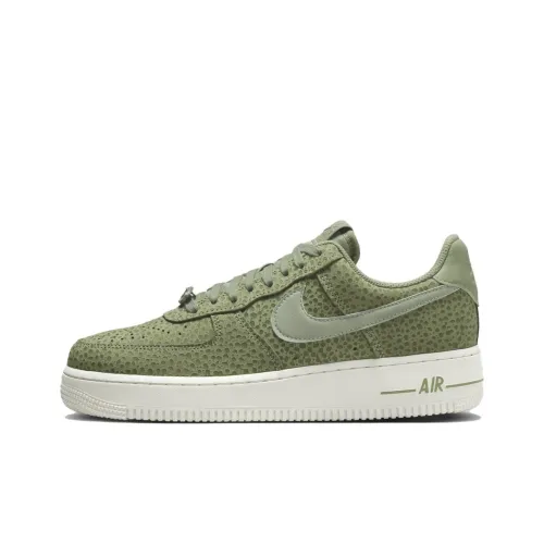 Nike Air FORCE 1 '07 PRM Slip Resistant Abrasion Resistant Low Топ Скейтбординг Кроссовки Унисекс Зеленый