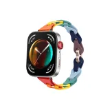 Креативный Splicing - Силиконовый ремешок для часов [Радужный цвет]