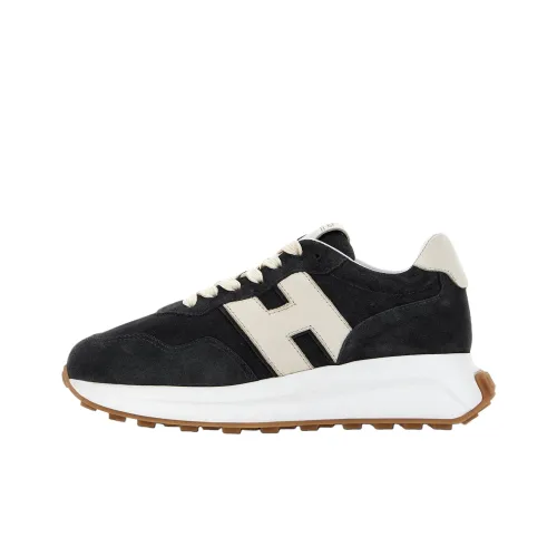 HOGAN H641 Низкий Топ Повседневная Обувь Женская Угольный Серый