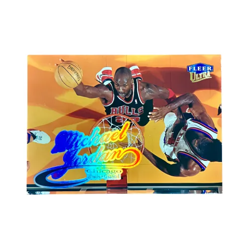 PANINI Fleer ULTRA Collection 1998 Jordan Bulls 'Air' Майкл Джордан Картьер Памятная Tuck Карта Спортивные Карты