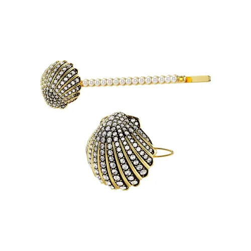 Swarovski Искусственный кристалл Заколки для волос Женские Золото