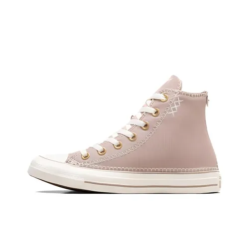 Converse Chuck Taylor All Star Устойчивые к истиранию Баланс Высокие Кеды Унисекс Розовые Белые