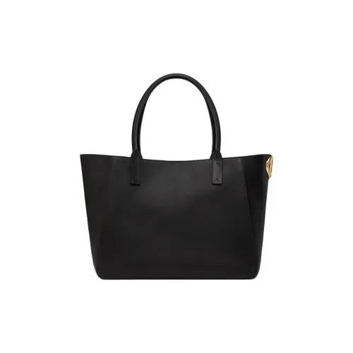 Valentino GARAVANIVlogo Napa Leg Skin Tote Bag Shopping Bag Women's Black