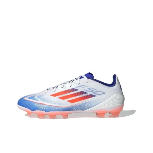 Adidas F50 PRO Футбольные бутсы Низкий Топ Белый/Солнечный Красный/Прозрачный Синий Мужской