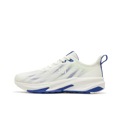 361° Амортизация и Дышащий Низкий Топ Повседневные Беговые Кроссовки Мужские Белый Синий