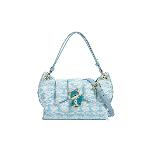 MACK JODAER Сумка через плечо из синтетической кожи стандартная женская синяя