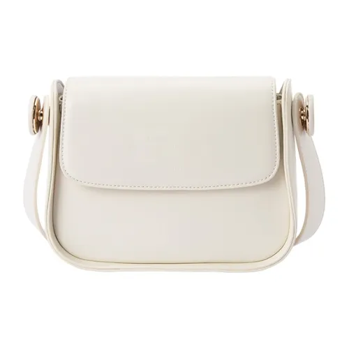 SEM R ПУ (полиуретан) Сумка через плечо Стандартная Женская Молочно-белый Карамельно-коричневый Черный