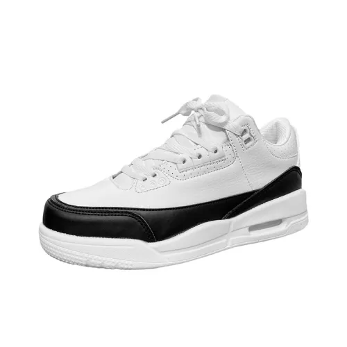 Swinsger Slip-Resistant Abrasion-Resistant Low-Top Skateboard Shoes Unisex White Black Swinsger Противоскользящие Аbrasion-Resistant Низкие Кроссовки для скейтбординга Унисекс Белый Черный