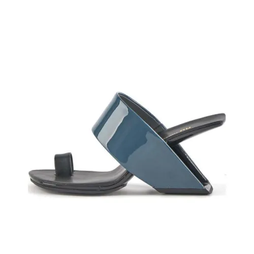 UNITED NUDE Слипоны 8 см Женские Темно-синий