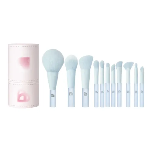 BLJ Остров Sweetheart С подарками Brush Макияжные кисти Ведрообразный Контейнер Настройка Антибактериальный Смешанный Detail Мягкий