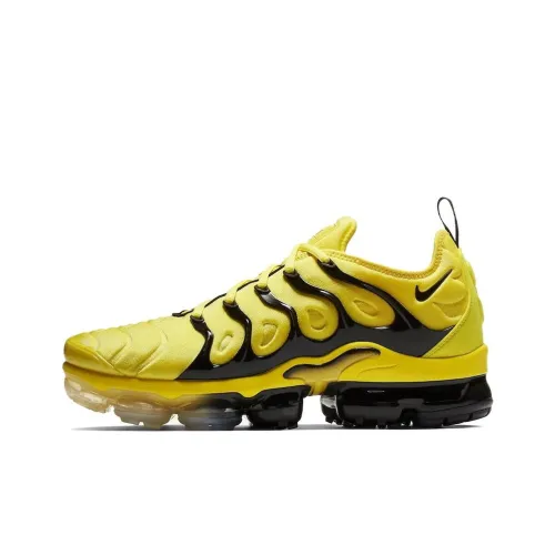 Nike Vapormax Plus Амортизация Низкий Топ Беговые кроссовки Мужские Желтый Черный
