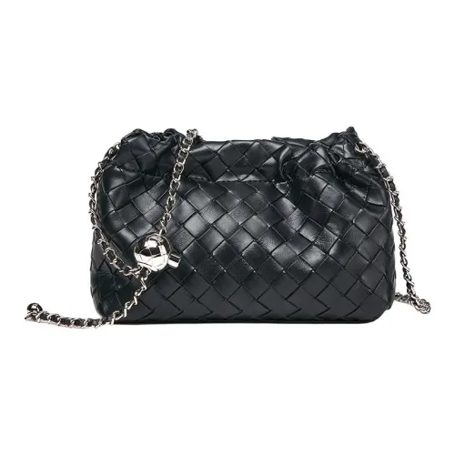 ST SAT Сумка через плечо из коровьей кожи среднего размера элегантная белая элегантная черная