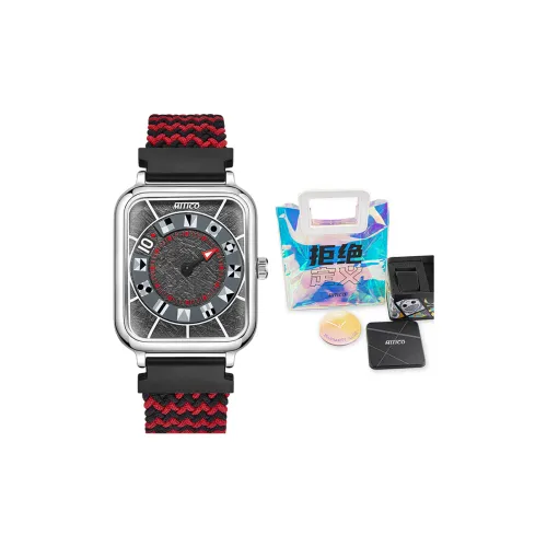 MITICO Кварцевый механизм Ткань Ремешок Часы Унисекс Черный циферблат