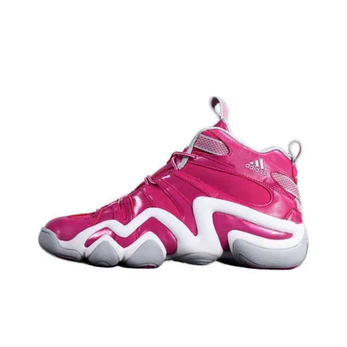 Adidas Crazy 8 Slip-Resistant Abrasion-Resistant MID Топ Винтажные Баскетбольные Кроссовки Мужские Красно-Серые