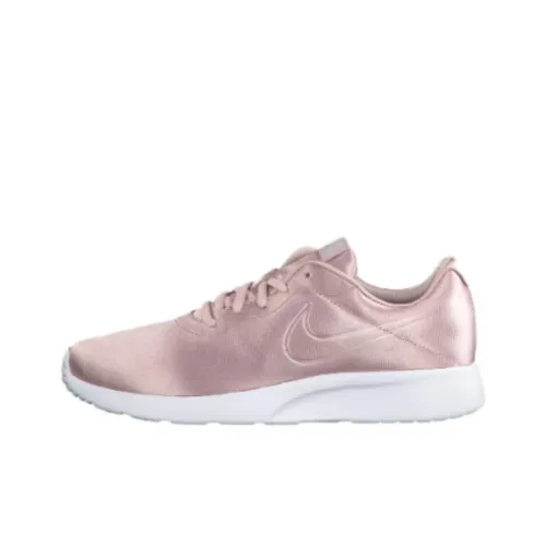 Nike Tanjun Амортизация Износостойкий Низкий Топ Повседневная Обувь Женская Розовая