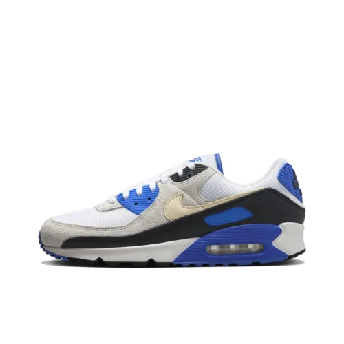Nike Air Max 90 Low Топ Длинный Бег Спринт Повседневный Беговые кроссовки Унисекс Синий Черный Коричневый