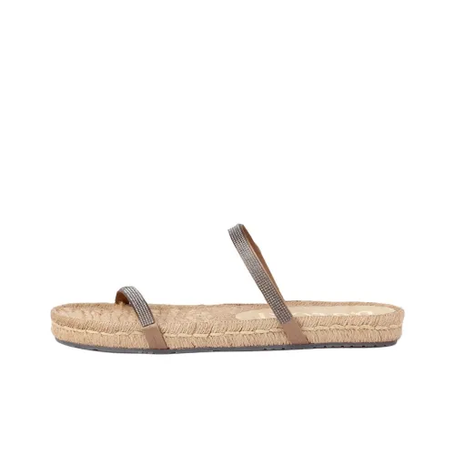 Pedro García Кристальный Слипоны Женские Коричневый