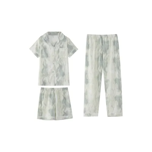 WANANNI Пижамный комплект Женский Ocean Green