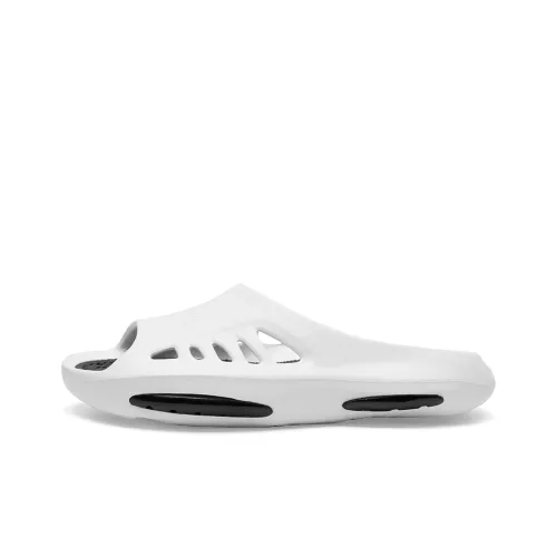 Cabbeen EVA Skeleton Quick-Dry Slip-On Men's White